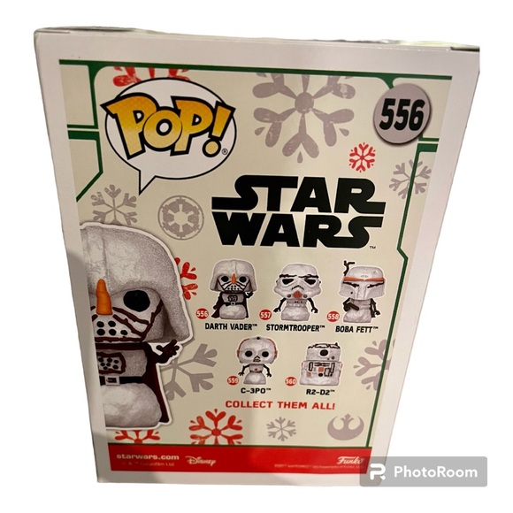 Star Wars Darth Vader Snowman Funko Pop NWT - Picture 4 of 7